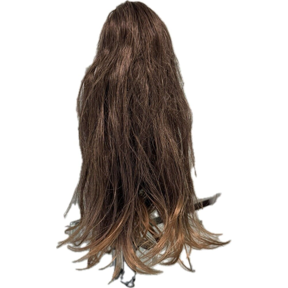3pc Hairdo Dancing With The Stars Claw Clip Ponytail Extension Lot Wavy Brunette - Picture 4 of 9